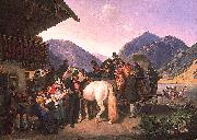 HESS, Heinrich Maria von Sankt Leonhardsfest in Fischhausen am Schliersee china oil painting artist